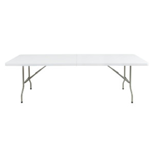 Kokkupandav laud keskel valge 2430 mm - Bolero - Fourniresto