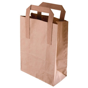 Suur pruun taaskasutatav paberkott 305 x 254 mm - 250 tk komplektis - Fiesta Green - Fourniresto