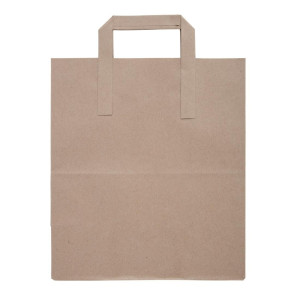 Suur pruun taaskasutatav paberkott 305 x 254 mm - 250 tk komplektis - Fiesta Green - Fourniresto