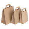 Suur pruun taaskasutatav paberkott 305 x 254 mm - 250 tk komplektis - Fiesta Green - Fourniresto