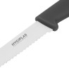 Musta tomatinuga hambulise teraga 10 cm - Hygiplas - Fourniresto