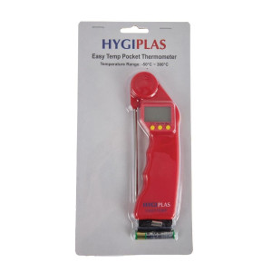 Termomeeter Punane Easytemp - Hygiplas - Fourniresto