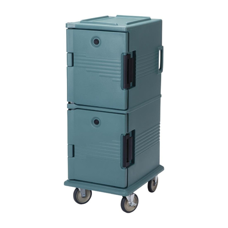 Chariot Ultra Bleu Ardoise en Polypropylène 114 L - Cambro - Fourniresto Chariot Ultra Bleu Ardoise en Polypropylène 114 L - Cambro - Fourniresto