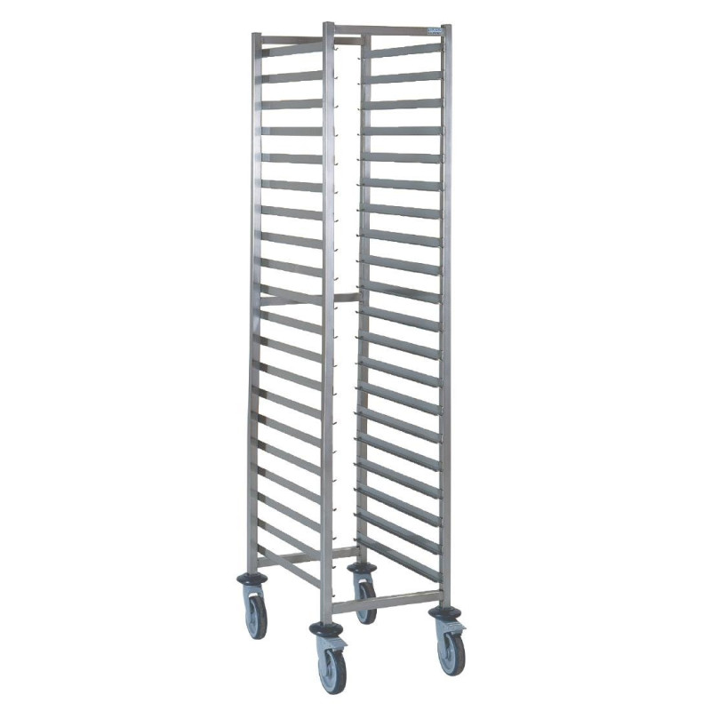 Chariot à Glissières GN 1/1 en Inox 20 Niveaux - Tournus - Fourniresto Chariot à Glissières GN 1/1 en Inox 20 Niveaux - Tournus - Fourniresto