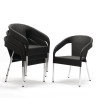 Bistrotool Rotangist - 4 tk komplekt - Bolero - Fourniresto