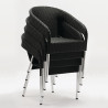 Bistrotool Rotangist - 4 tk komplekt - Bolero - Fourniresto