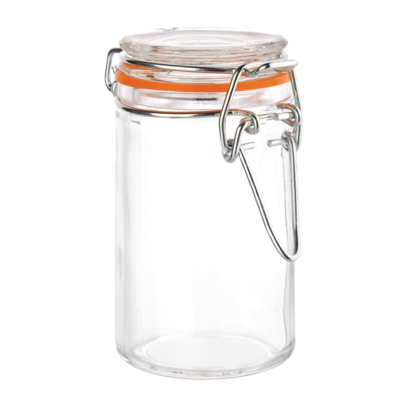 Mini Glass Jar 70 ml - Set of 12 - Vogue - Fourniresto Mini Glass Jar 70 ml - Set of 12 - Vogue - Fourniresto