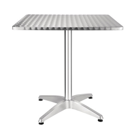 Bistrolaud ruudukujuline roostevabast terasest - 700 x 700 mm - Bolero - Fourniresto