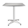 Bistrolaud ruudukujuline roostevabast terasest - 700 x 700 mm - Bolero - Fourniresto