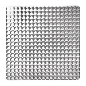 Bistrolaud ruudukujuline roostevabast terasest - 700 x 700 mm - Bolero - Fourniresto