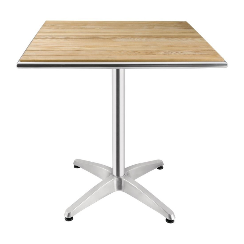 Square Ash Table 700 X 700 mm - Bolero - Fourniresto Square Ash Table 700 X 700 mm - Bolero - Fourniresto