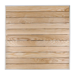 Ruudukujuline saarepuidust laud 700 x 700 mm - Bolero - Fourniresto