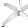 Ruudukujuline saarepuidust laud 700 x 700 mm - Bolero - Fourniresto