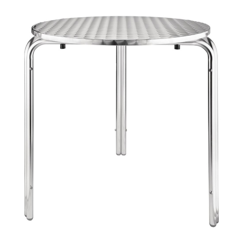 Table Bistro Ronde En enox - Ø 700 Mm - Bolero - Fourniresto Table Bistro Ronde En enox - Ø 700 Mm - Bolero - Fourniresto