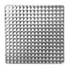 Ruudukujuline roostevabast terasest virnastatav laud 600 x 600 mm - Bolero - Fourniresto