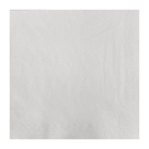 Valge kahekordne paberist lauasalvrätik 300 x 300 mm - 1500 tükki komplektis - FourniResto - Fourniresto