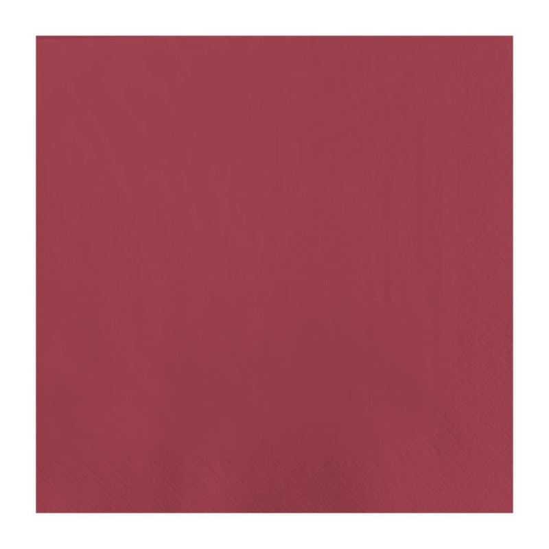 Bordeaux 2-Ply Paper Table Napkin 300 x 300 mm - Pack of 1500 - FourniResto - Fourniresto Bordeaux 2-Ply Paper Table Napkin 300 x 300 mm - Pack of 1500 - FourniResto - Fourniresto