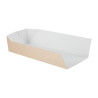 Taaskasutatav võileivakarp 80 x 250 mm - 500 tk komplektis - Colpac - Fourniresto