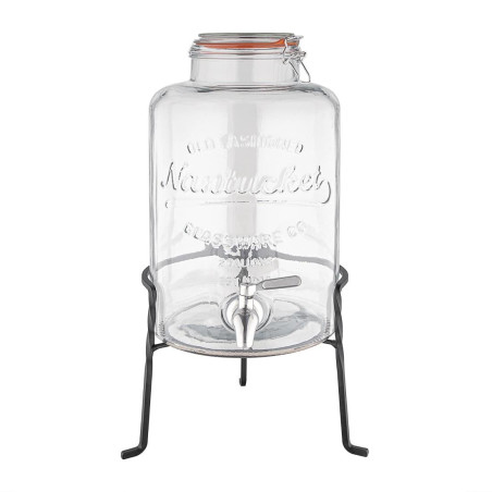 Veejaotur Retro klaasist alusega 8,5 L - Olympia - Fourniresto