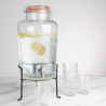 Veejaotur Retro klaasist alusega 8,5 L - Olympia - Fourniresto
