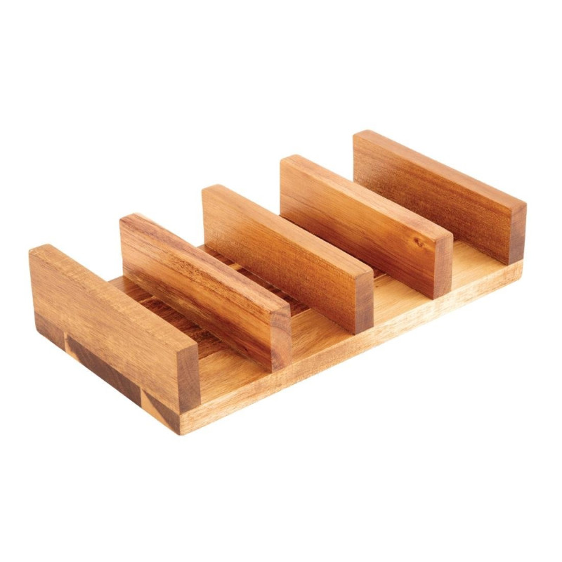 Présentoir à Sandwich en Acacia 40 x 150 mm - Olympia - Fourniresto Présentoir à Sandwich en Acacia 40 x 150 mm - Olympia - Fourniresto