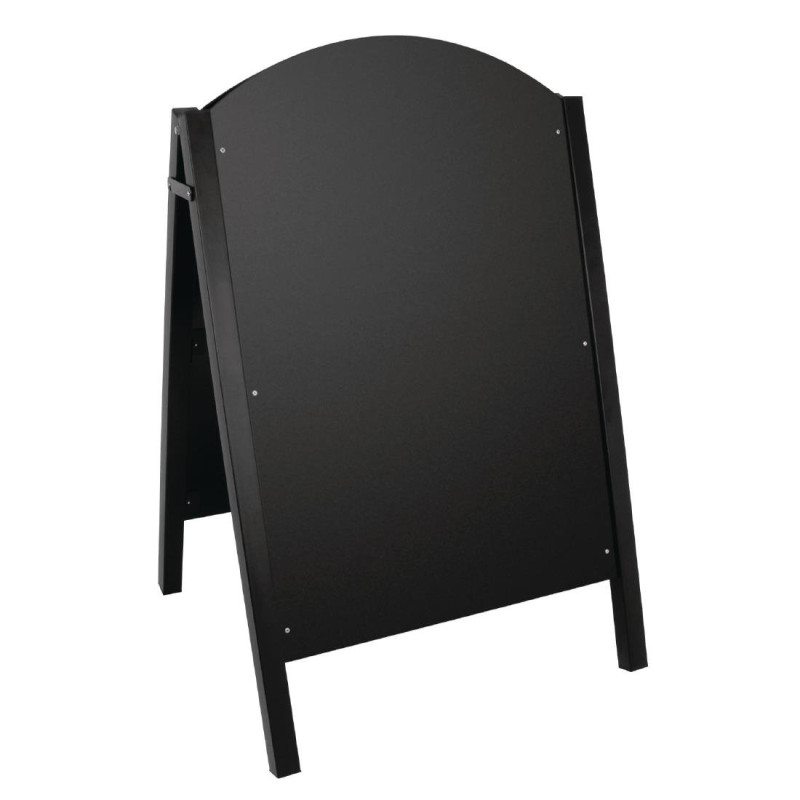 Must metallraamiga must 675 x 660 mm kõnniteemärk - Olympia - Fourniresto Must metallraamiga must 675 x 660 mm kõnniteemärk - Olympia - Fourniresto