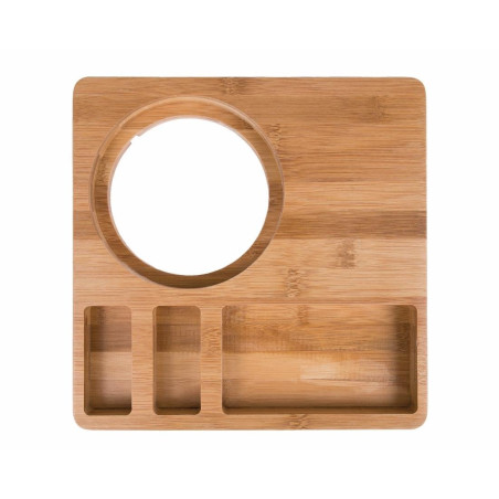 Hotelli bambusest toateeninduslaud - 260 x 260 mm - FourniResto - Fourniresto