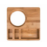 Hotelli bambusest toateeninduslaud - 260 x 260 mm - FourniResto - Fourniresto
