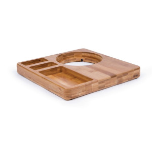 Hotelli bambusest toateeninduslaud - 260 x 260 mm - FourniResto - Fourniresto