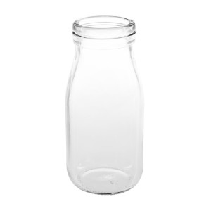 Väike klaaspudel piimaga 200 ml - 12 tk komplektis - Olympia - Fourniresto