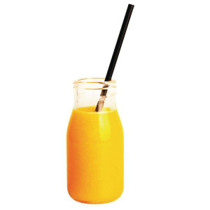 Väike klaaspudel piimaga 200 ml - 12 tk komplektis - Olympia - Fourniresto