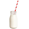 Väike klaaspudel piimaga 200 ml - 12 tk komplektis - Olympia - Fourniresto