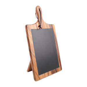 Tahvel akaatsiapuidust ja lehtkivist toega 220 x 25 mm - T&G Woodware - Fourniresto