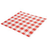 Rasvapaber Vichy punane 250 x 250 mm - 200 tk komplektis - FourniResto - Fourniresto