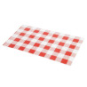 Rasvapaber Vichy punane 190 x 310 mm - 200 tk komplektis - FourniResto - Fourniresto