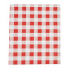 Rasvapaber Vichy punane 310 x 380 mm - 200 tk komplektis - FourniResto - Fourniresto