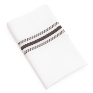 Laudlinad Bistro triibulise mustri ja mõõtudega 560 x 460 mm - 10 tk komplektis - FourniResto - Fourniresto