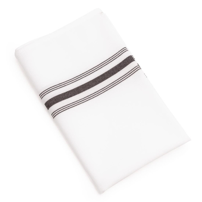 Laudlinad Bistro triibulise mustri ja mõõtudega 560 x 460 mm - 10 tk komplektis - FourniResto - Fourniresto Laudlinad Bistro triibulise mustri ja mõõtudega 560 x 460 mm - 10 tk komplektis - FourniResto - Fourniresto