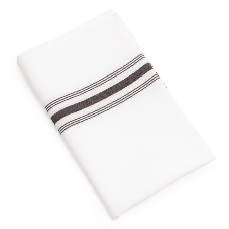 Laudlinad Bistro triibulise mustri ja mõõtudega 560 x 460 mm - 10 tk komplektis - FourniResto - Fourniresto