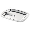 Roostevabast terasest lisandusplaat klambriga 150 x 120 mm - Olympia - Fourniresto