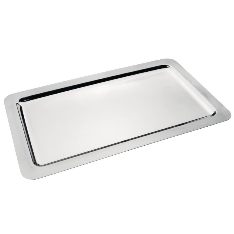 Stainless Steel GN 1/1 Presentation Dish - Olympia - Fourniresto Stainless Steel GN 1/1 Presentation Dish - Olympia - Fourniresto