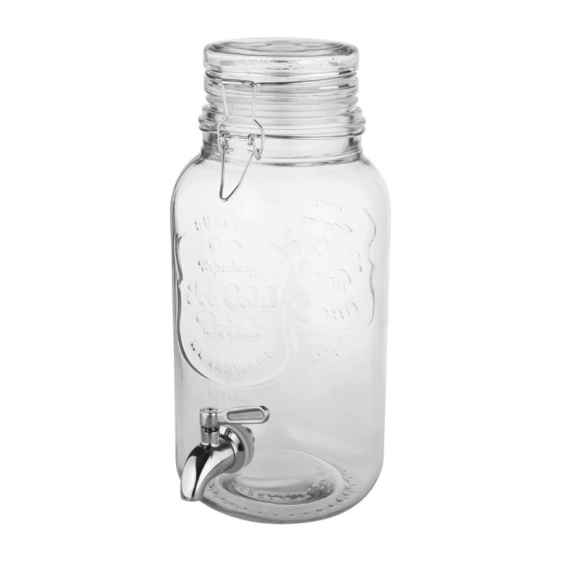 Retrostiilis joogiautomaat metallist sulgemisega 3,6 L - Olympia - Fourniresto Retrostiilis joogiautomaat metallist sulgemisega 3,6 L - Olympia - Fourniresto