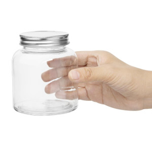 Klaaspurk säilitamiseks keeratava kaanega 330 ml - 6 tk komplektis - Vogue - Fourniresto