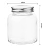 Klaaspurk säilitamiseks keeratava kaanega 330 ml - 6 tk komplektis - Vogue - Fourniresto