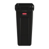 Taaskasutuskorv koos mustade ventilatsioonitorudega 60 L - Rubbermaid - Fourniresto