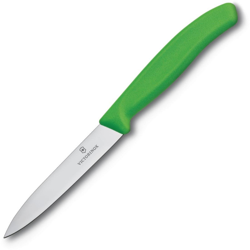 Couteau d'Office Vert Lame 10 cm - Victorinox - Fourniresto Couteau d'Office Vert Lame 10 cm - Victorinox - Fourniresto