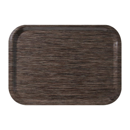 Serveerimisalus Wengé melamiinist 375 x 265 mm - Roltex - Fourniresto