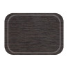 Serveerimisalus libisemisvastase pinnaga wenge melamiinist 375 x 265 mm - Roltex - Fourniresto