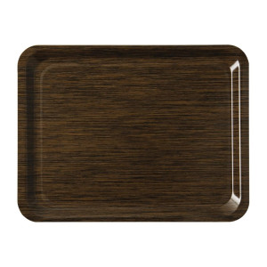 Serveerimisalus libisemisvastase pinnaga wenge melamiinist 430 x 330 mm - Roltex - Fourniresto