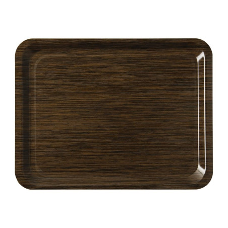 Serveerimisalus libisemisvastase pinnaga wenge melamiinist 430 x 330 mm - Roltex - Fourniresto